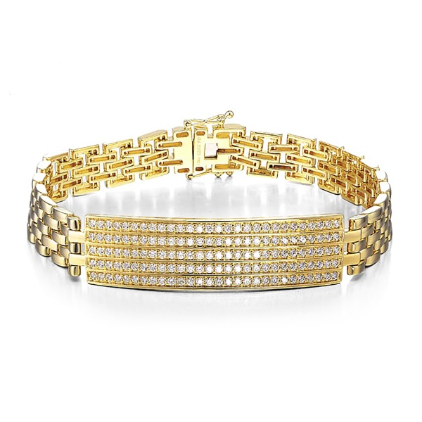 Gold Bracelet with Diamond
