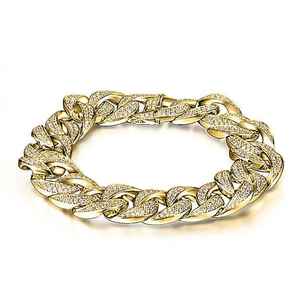 Gold Bracelet with Diamond