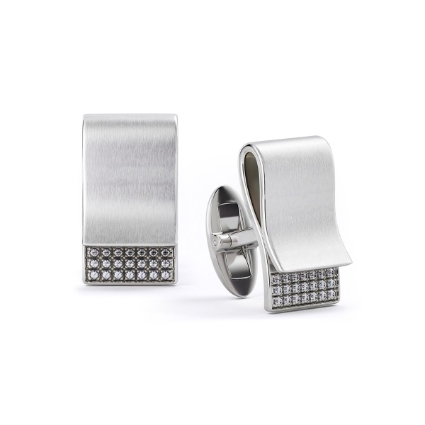 Gold Cufflinks with Diamond