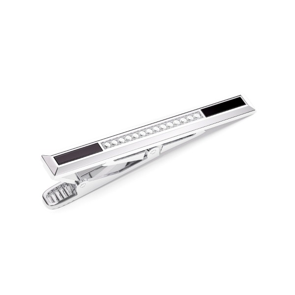 Gold Tie Clip with Diamond