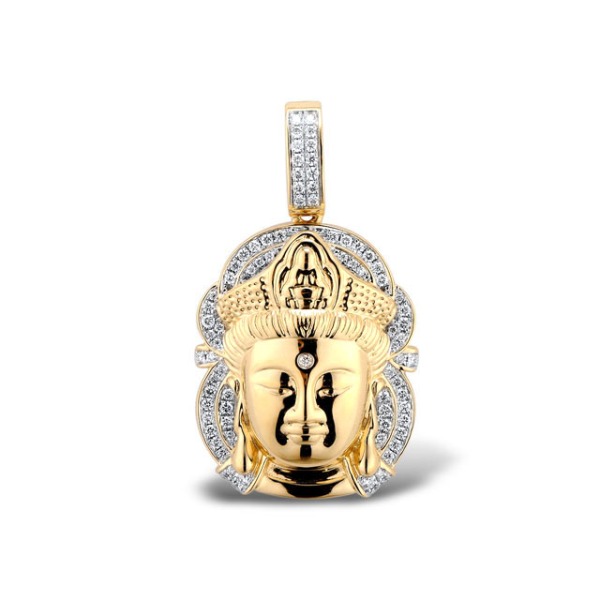 Gold Pendant with Diamond