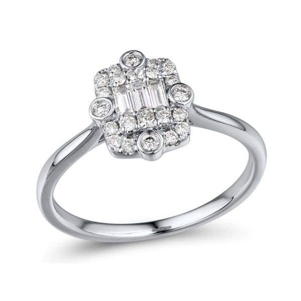 Gold Ring with Diamond