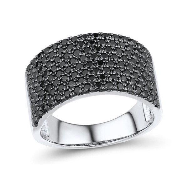 Gold Ring with Black Diamond