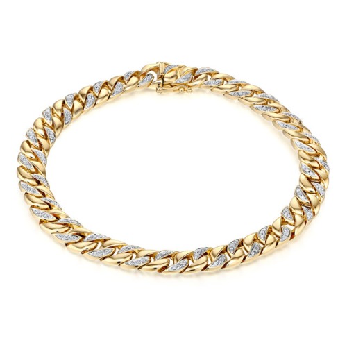 Gold Bracelet with Diamond