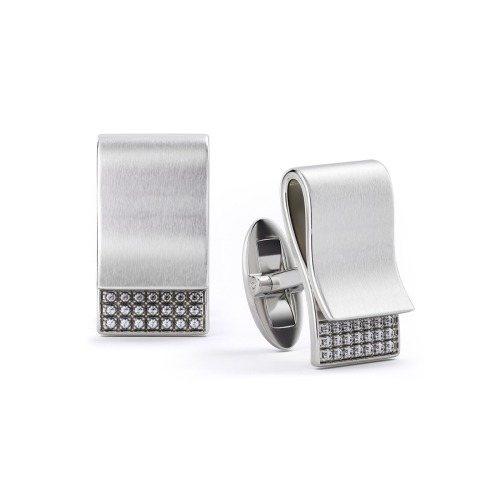 Gold Cufflinks with Diamond