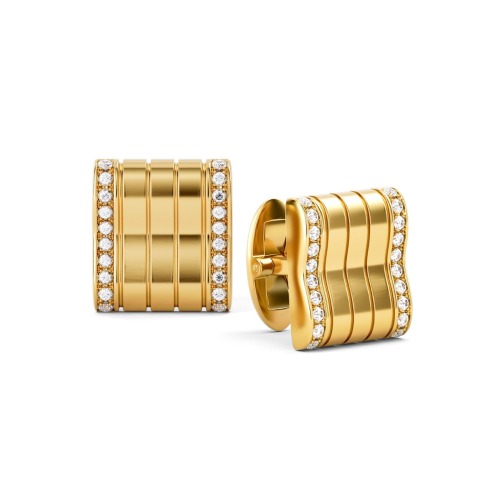 Gold Cufflinks with Diamond