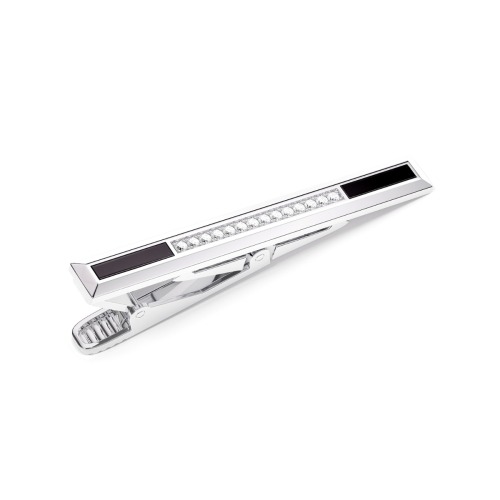 Gold Tie Clip with Diamond