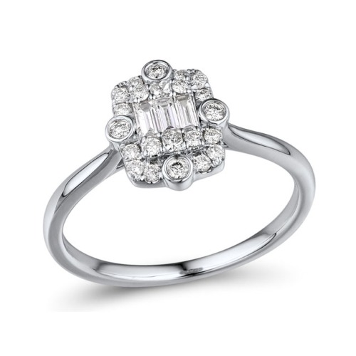 Gold Ring with Diamond