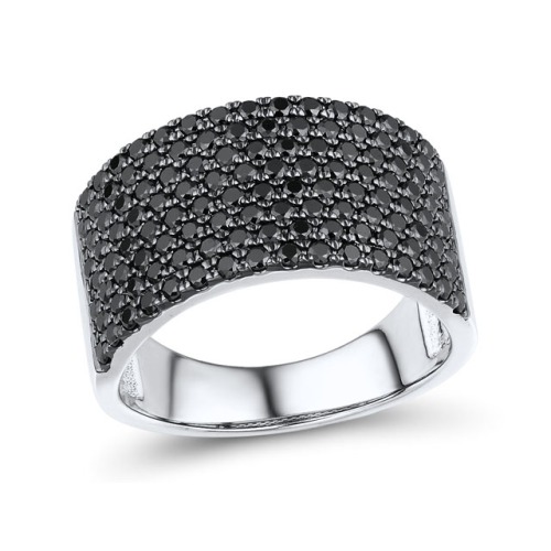 Gold Ring with Black Diamond